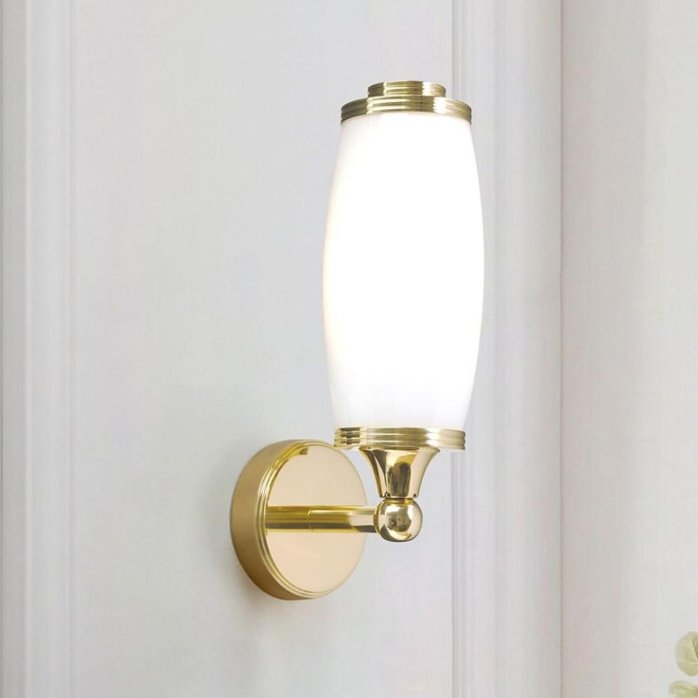 elegantna zlata obcianska kupelnova nastenna lampa vodotesna klasicka luxusna mliecne sklo osvetlenie stredomorske lampy budapest obchod s nabytkom.jpg